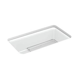 Cairn® Single Bowl Kitchen Sink, Under Mount, 33-1/2 x 18-5/16 in, 9-1/2 in Bowl Depth, Neoroc® Composite, Matte White - keg4s6ajwolmkhnhenrh_800x500@2x.jpg