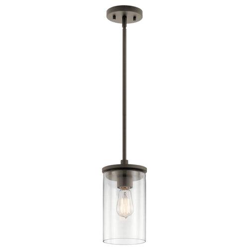 Crosby Single Light 6" Wide Mini Pendant with Clear Glass Shade - khgdemremhj60yzevcqi_x500.jpg