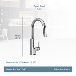 STo 1.5 GPM Single Hole Pull Down Kitchen Faucet with Reflex and Duralast - kphrnksmd1lmqcwnwpm8_x500.jpg