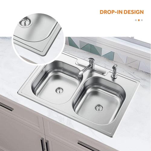 33 in. Drop-In 50/50 Double Bowl 20 Gauge Stainless Steel Kitchen Sink with Faucet - kpuih3drpzbaipishc3e_x500.jpg