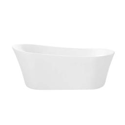 Coniston 60 in. Acrylic Freestanding Flatbottom Bathtub in White with Overflow and Drain in Brushed Nickel Included - kqs5yftj1zcvyh0mylwh_x500.jpg