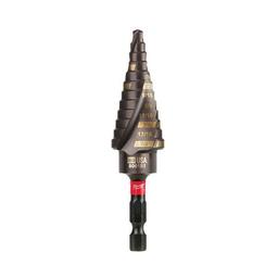 SHOCKWAVE™ Impact Duty™ Impact Step Drill Bit, 3/16 to 7/8 in Dia Max Hole, 12 Steps, Titanium - kwcdlbau6ppicuocevzv_x500.jpg