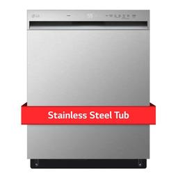 24"W Full Console / Pocket Handle Dishwasher Stainless Steel - kyqpueincepwcdke854s_x500.jpg