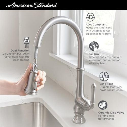 Delancey Single Handle Pull-Down Spray Kitchen Faucet - kytggxiwu1ybthsasnbs_x500.jpg