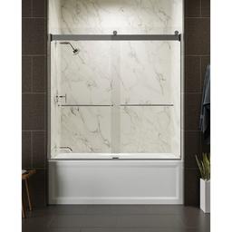 Levity 59-3/4" High x 59-5/8" Wide Sliding Frameless Tub Door with Clear Glass - l2vzwzdhuwxehx6ncnaw_x500.jpg