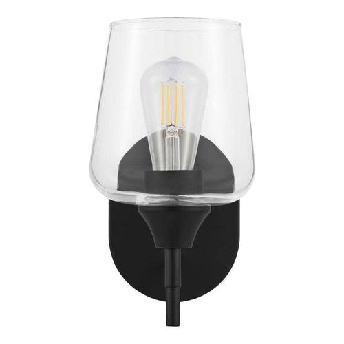 Pavlen 5.5 in. 1-Lights Black Sconce with Clear Glass Shade - laly4zcjnupcp04mk62a_x500.jpg