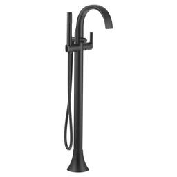 Doux Floor Mounted Tub Filler with Built-In Diverter - Includes Hand Shower - ldy5grrkldoiddtytwt4_x500.jpg