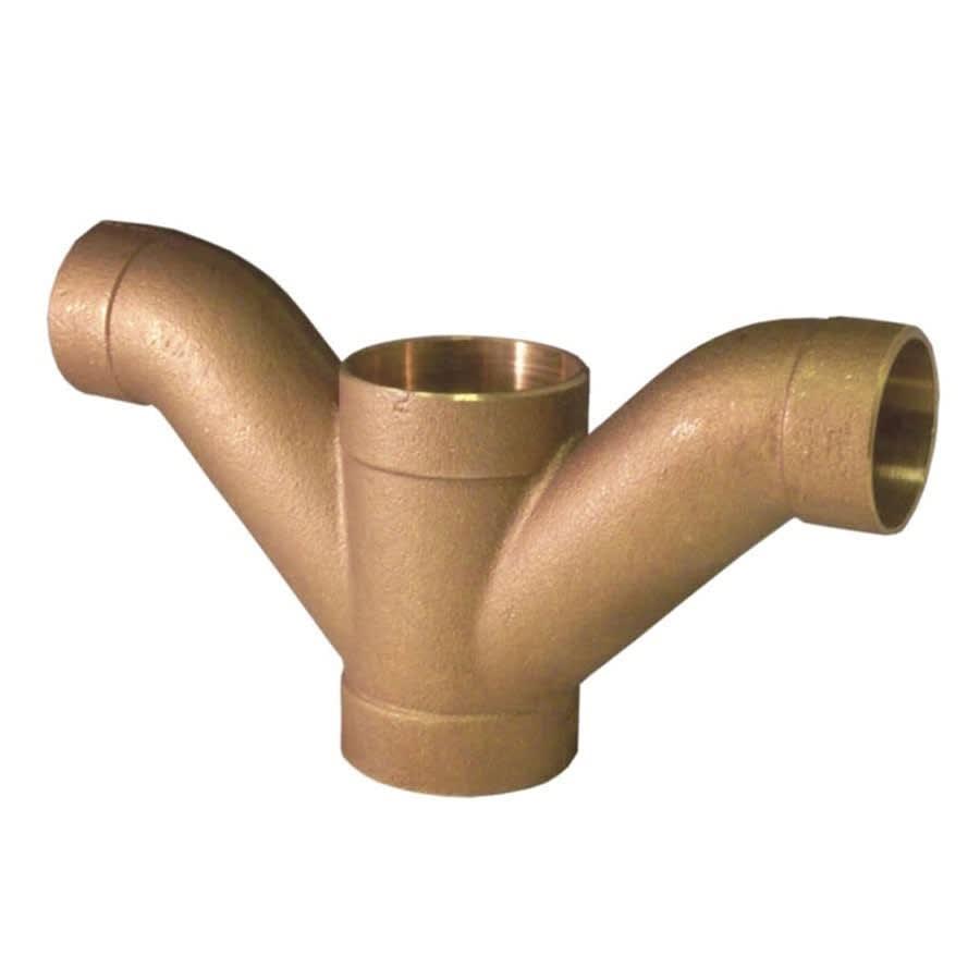 DWV Double Combination Wye and 45 deg Elbow, 1-1/2 in, C, Copper - lhu7txxryacqe2hwm4rf_800x500@2x.jpg