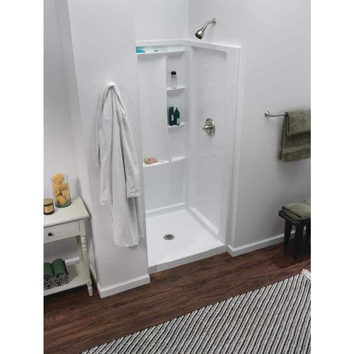 Classic 500 36 in. L x 36 in. W Alcove Shower Pan Base with Center Drain in High Gloss White - lji7yntrsi0ryu1cike2_x500.jpg