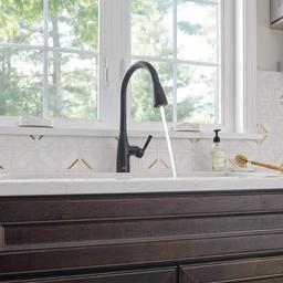 Fairbury 2S Single-Handle Pull-Down Sprayer Kitchen Faucet in Matte Black - lls70t1brad4aphdxsvd_x500.jpg