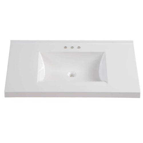 37 in. W x 22 in. D Cultured Marble White Rectangular Single Sink Vanity Top in White - lmgxvxbwslfktarr2pcg_x500.jpg