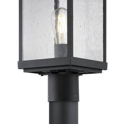 Park Court 1-Light Textured Black Traditional Outdoor Post Lantern with Clear Seeded Glass - lmz5vnik9hfmkv6ewdlt_x500.jpg