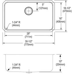 Lustertone™ Classic Single Bowl Kitchen Sink, Under Mount, 30-1/2 x 18-1/2 in, 10 in Bowl Depth, 18 ga Lustrous Satin Steel, Stainless - lqh8qm3lqoy7eu7dtarc_x500.jpg