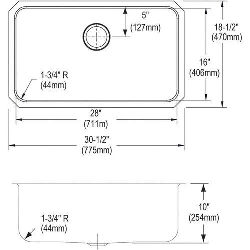 Lustertone™ Classic Single Bowl Kitchen Sink, Under Mount, 30-1/2 x 18-1/2 in, 10 in Bowl Depth, 18 ga Lustrous Satin Steel, Stainless - lqh8qm3lqoy7eu7dtarc_x500.jpg