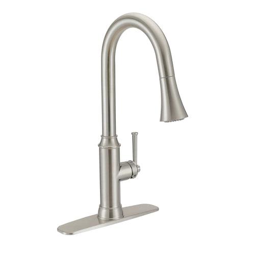 Hopkins 1.75 GPM Single Hole Pull Down Kitchen Faucet - Includes Escutcheon - lqopcpaqvs17gilzmmpm_x500.jpg