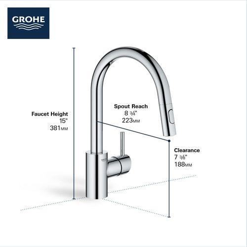 Concetto 1.75 GPM Single Hole Pull Down Kitchen Faucet - lrczeceuqfhqdpqiz7jl_x500.jpg