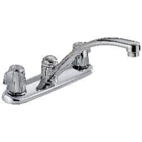 Classic Kitchen Faucet, Deck Mount, ADA, 2 Blade Handle, 3-Hole, Chrome - lrv9ubxgwgilwmhdw6vr_x500.jpg