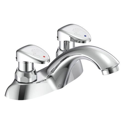 TECK® Metering Lavatory Faucet, ADA, 2 Handle, 2-Hole, 0.5 gpm, Chrome - ltjxxdpmr2qnivteqsgm_x500.jpg