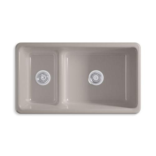 Iron/Tones 33" Undermount Smart Divide Double Basin Enameled Cast Iron Kitchen Sink - ltxwgygc1cdc3tsct9y8_x500.jpg