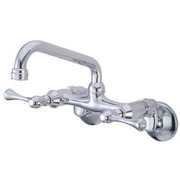 Kitchen Faucet, Wall Mount, ADA, 2 Lever Handle, 2-Hole, Polished Chrome - lu2qtfpf1mz5hedyh0kn_800x500@2x.jpg