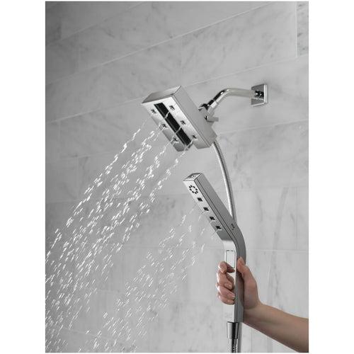 Universal Showering Rectangular 2.5 GPM Multi Function 2-in-1 In2ition Shower Head and Hand Shower with H2Okinetic and MagnaTite Technology - luxhexenkvaghx0wrqzo_x500.jpg