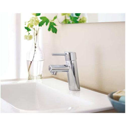 Concetto 1.2 GPM Single Handle Single Hole Bathroom Faucet with SilkMove Ceramic Disc Cartridge - Free Metal Drain Assembly with purchase - lwesaosmunt5arowcyde_x500.jpg