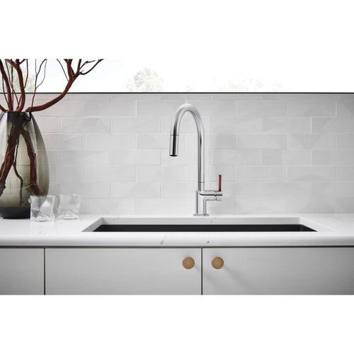 Odin 1.8 GPM Single Hole Pull Down Kitchen Faucet with Arc Spout - Less Handle - lxpzcvfvutrdixzdgi0m_x500.jpg