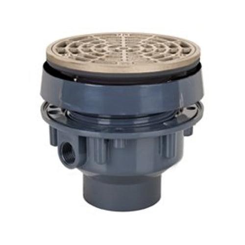 832 Floor Drain, 2 or 3 in Outlet, No Hub, 5-1/2 in Round Nickel Bronze Top - lxr2vintpn7shpueifdr_x500.jpg