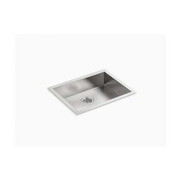 Vault™ Single Bowl Kitchen Sink, Under Mount, ADA, 24 x 18-1/4 in, 6 in Bowl Depth, 18 ga Satin Steel, Stainless - m5kzovmcwcy6dbcc5wdn_x500.jpg