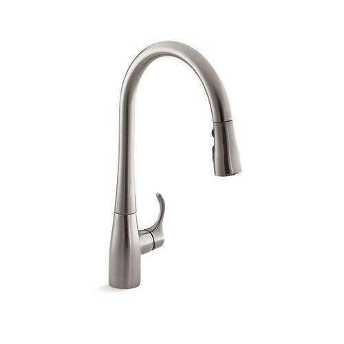 Simplice® Kitchen Faucet, Deck Mount, ADA, 1 Lever Handle, 1 or 3-Hole, Vibrant Stainless - mcognbw4j4slf2xmpdyl_x500.jpg