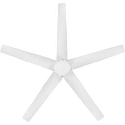 Mena 54 in. White Color Changing LED Indoor/Outdoor Hugger Matte White Ceiling Fan with Light and Remote - melksosrlkviyd6l8s90_x500.jpg