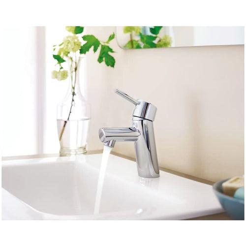 Concetto 1.2 GPM Single Handle Single Hole Bathroom Faucet with SilkMove Ceramic Disc Cartridge - Free Metal Drain Assembly with purchase - mghfks1h2brsk7zvohtd_x500.jpg