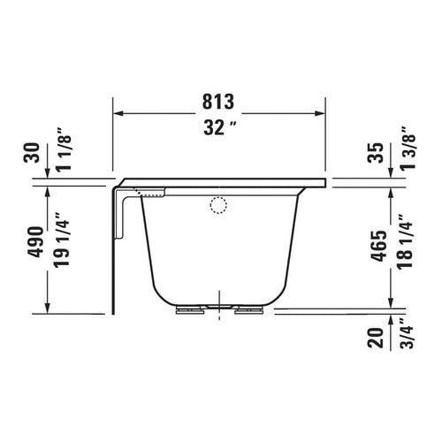 Architec Alcove Tub, 60 x 32 x 19-1/4 in, Left Hand Drain, White - mikt4pdzbstv00l41yvt_x500.jpg