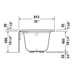 Architec Alcove Tub, 60 x 32 x 19-1/4 in, Left Hand Drain, White - mikt4pdzbstv00l41yvt_x500.jpg