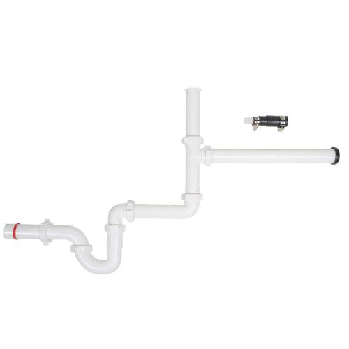 1-1/2 in. White Plastic Slip-Joint Garbage Disposal Install Kit with Dishwasher Garbage Disposal Connector - mnsh3fwqsukquzxnsihz_x500.jpg