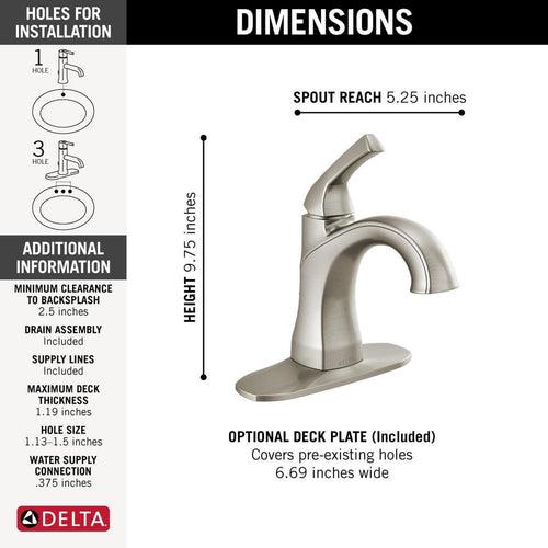 Portwood Single Hole Single-Handle Bathroom Faucet in SpotShield Brushed Nickel - mpd89ofnpidvujk1ic2q_x500.jpg