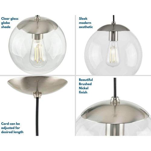 Atwell 1-Light Brushed Nickel Clear Glass Globe Modern Medium Pendant Hanging Light - mpyiyl2kuz8pupp9soga_x500.jpg