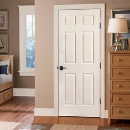 36 in. x 80 in. 6 Panel Textured Hollow Core Primed Composite Interior Door Slab - mrsv8bsponozlwndq0sc_x500.jpg