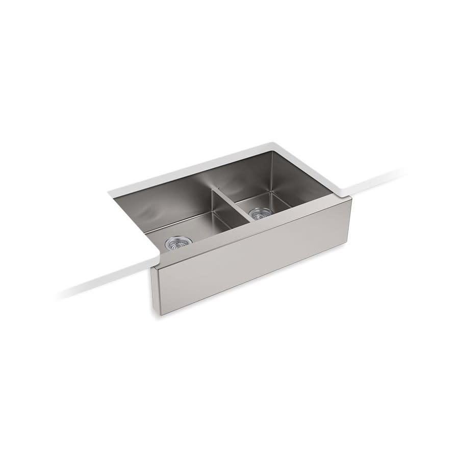 Strive™ Double Bowl Kitchen Sink, Under Mount, 35-1/2 x 35-1/2 in, 9 in Bowl Depth, 16 ga Satin Steel, Stainless - mtnjjhvw5or2jfrhrvkt_800x500@2x.jpg