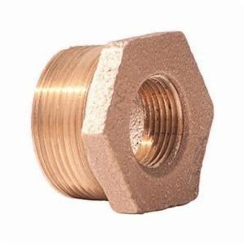 Hex Head Bushing, 3/4 x 1/4 in, MNPT x FNPT, Lead Free Brass, Rough Brass - mtnwbp5xthgtocmfsl27_x500.jpg