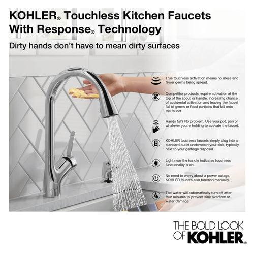 Artifacts Touchless 1.5 GPM Single Hole Pull Down Kitchen Faucet with Three-Function Spray Head - mvgyggr8racdiq5wjfnr_x500.jpg