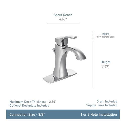 Voss Single Handle Single Hole Bathroom Faucet - Valve Included - mxqreeei7t9yc9ercxpq_x500.jpg