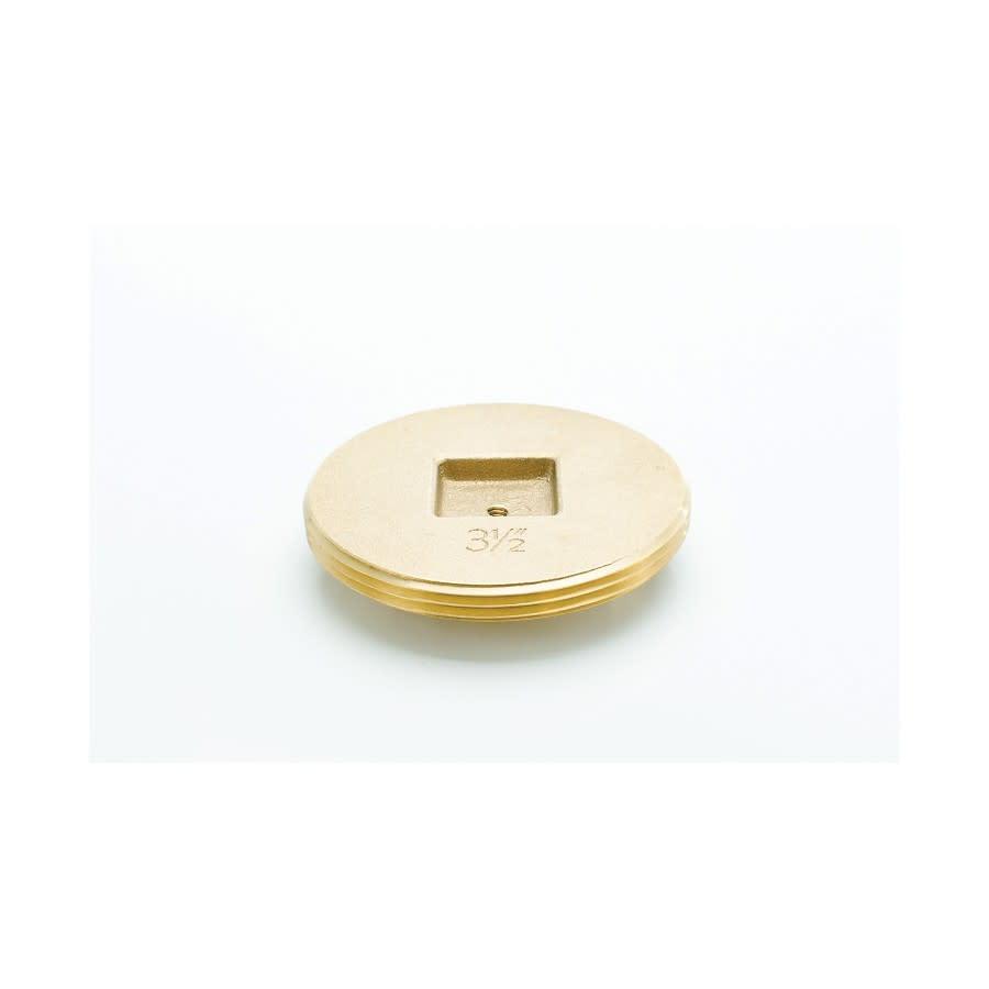 Countersunk Square Tapped Cleanout Plug, 3-1/2 in, 1/4-20, Brass - my8mqaq3cuopwmofrzs9_800x500@2x.jpg