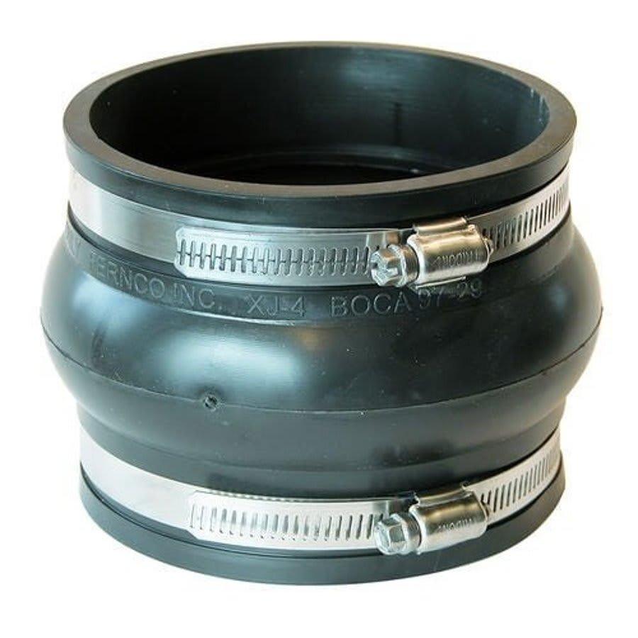 Transition Coupling, 4 in, Cast Iron/Plastic x Cast Iron/Plastic, Flexible PVC - mz1iem24pnhmgbte1kgj_800x500@2x.jpg