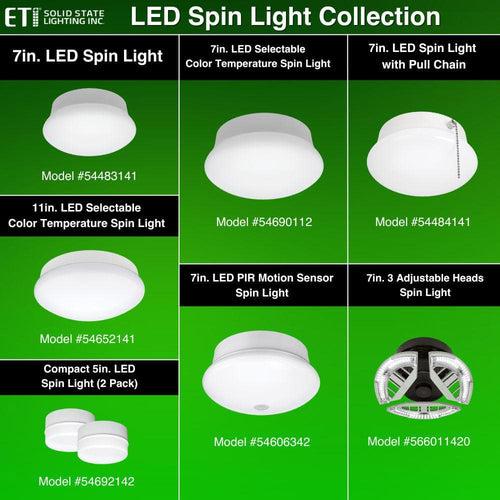 Spin Light 7 in. Motion Sensor Closet Light Garage LED Flush Mount Ceiling Light 830 Lumens 4000K Bright White - n2qqp7r5veerxfmn5vmo_x500.jpg