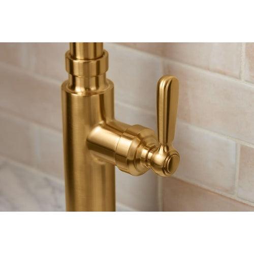 Edalyn™ by Studio McGee Bar Faucet, Deck Mount, 1 Lever Handle, 1-Hole, Vibrant Brushed Moderne Brass - n7dltebbcupedxb6af6b_x500.jpg