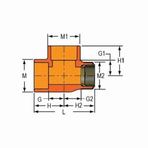 FlameGuard® Head Tee, 1 x 1/2 x 1 in, Socket x Brass FNPT x Socket, CPVC - n7e7zggaurm6vpjzpqct_x500.jpg