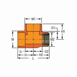 FlameGuard® Head Tee, 1 x 1/2 x 1 in, Socket x Brass FNPT x Socket, CPVC - n7e7zggaurm6vpjzpqct_x500.jpg