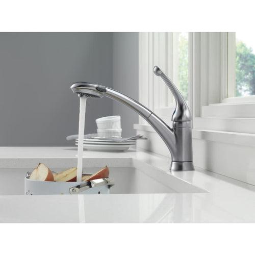 Signature Pull-Out Kitchen Faucet with Optional Base Plate - Includes Lifetime Warranty - nddbwehmugpqdj6g3rih_x500.jpg