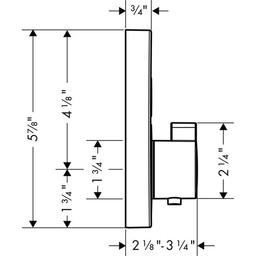 ShowerSelect S Round Thermostatic Valve Trim with On/Off Select Push Button for 2 Distinct Functions - Less Rough In - ngcyxpru34nechzrd9k7_x500.jpg